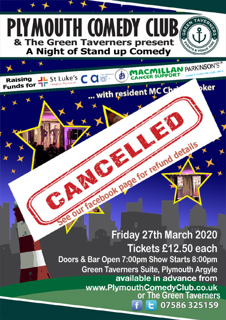 Upcoming Shows Plymouth Comedy Club